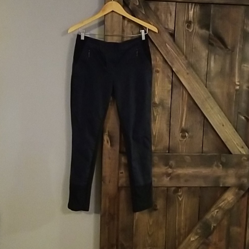 Anthropologie Dual Colored Paneled Skinny Breeches